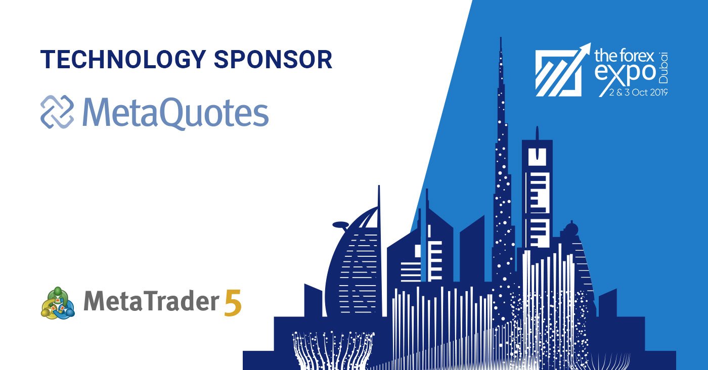 MetaQuotes is a technology sponsor of The Forex Expo Dubai 2019, while MetaTrader 5 is an official platform of the Expo