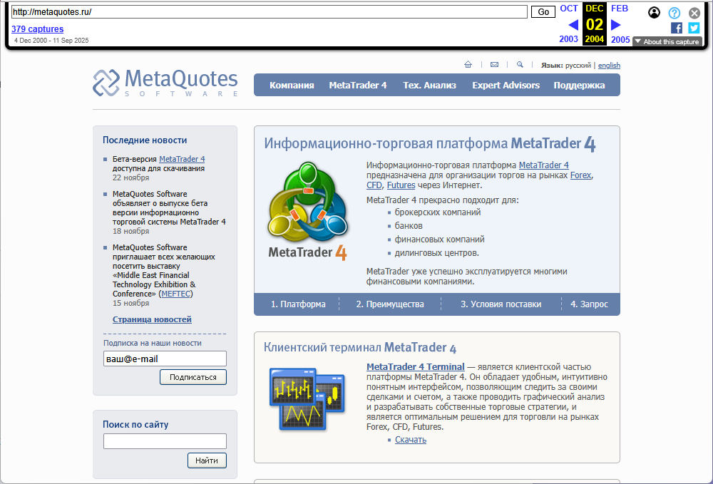 MetaTrader 4 and MQL4: The Terminal Becomes an IDE MetaTrader 4 and MQL4: The Terminal Becomes an IDE