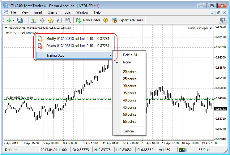 Added ability to drag and drop trading levels of orders and positions Added ability to drag and drop trading levels of orders and positions