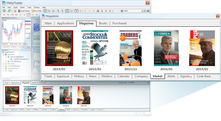 MetaTrader Market Now Features Magazines!